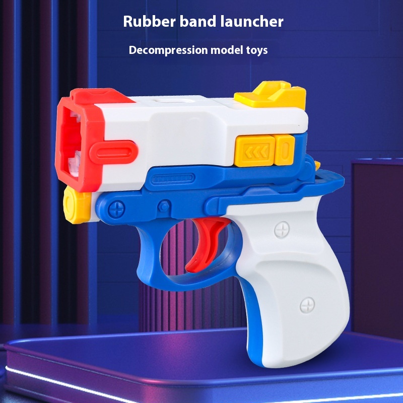3D-Printed Gravity Rubber Band Gun Toy — photo 3