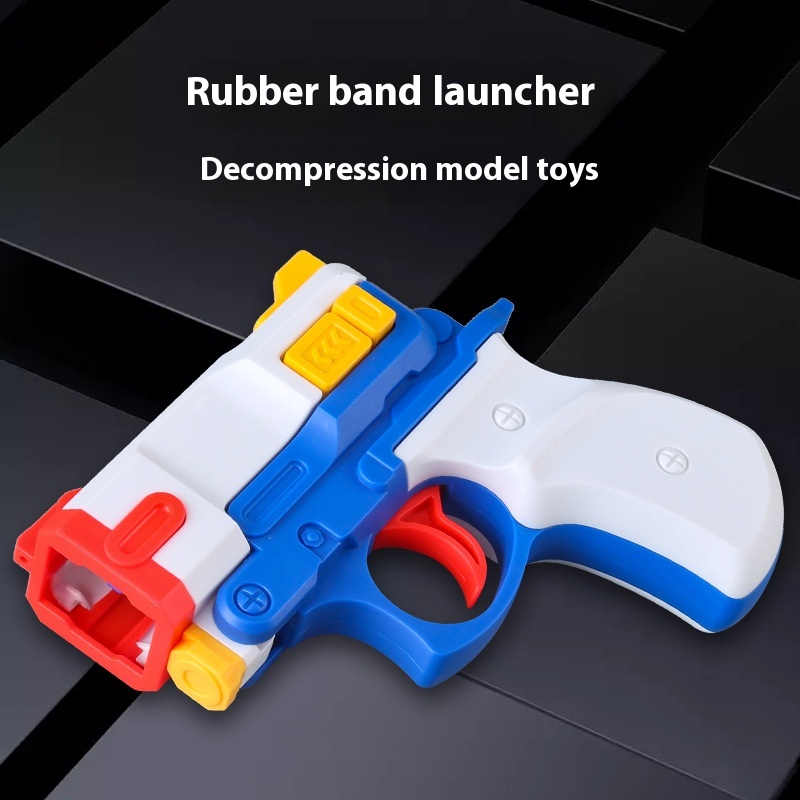3D-Printed Gravity Rubber Band Gun Toy — photo 4