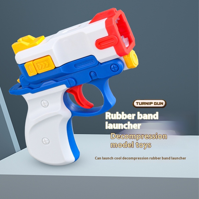 3D-Printed Gravity Rubber Band Gun Toy — photo 5