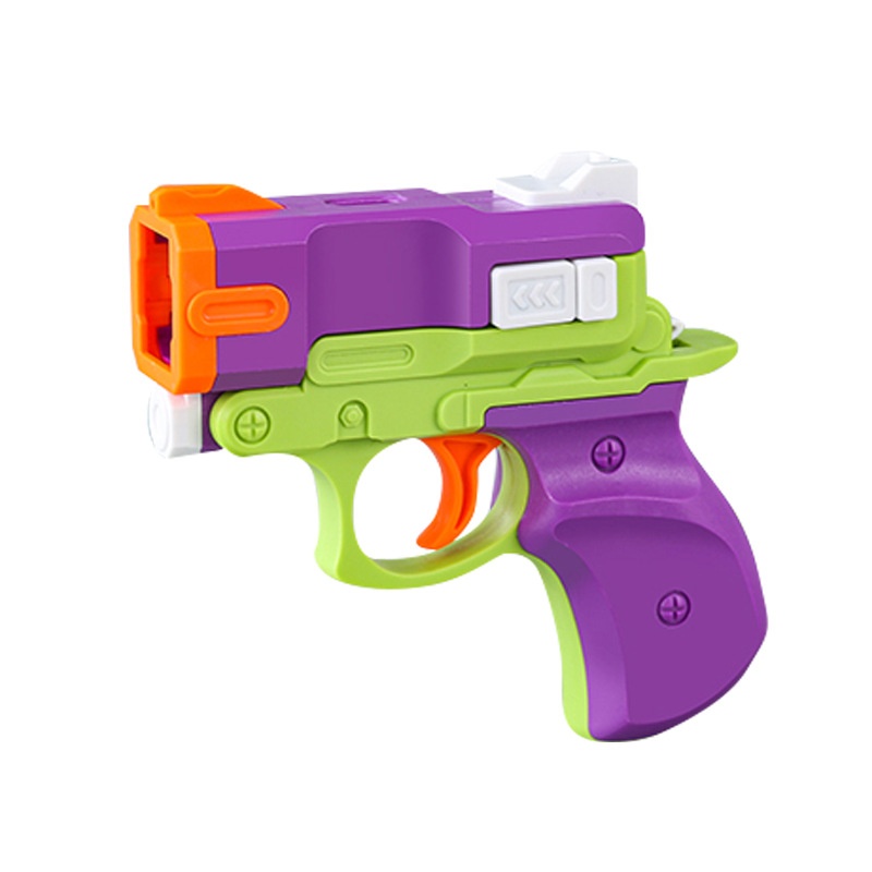 3D-Printed Gravity Rubber Band Gun Toy