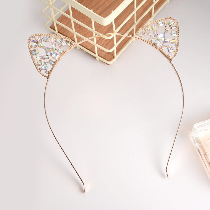Rabbit Ears Alloy Hair Hoop Headband — photo 2