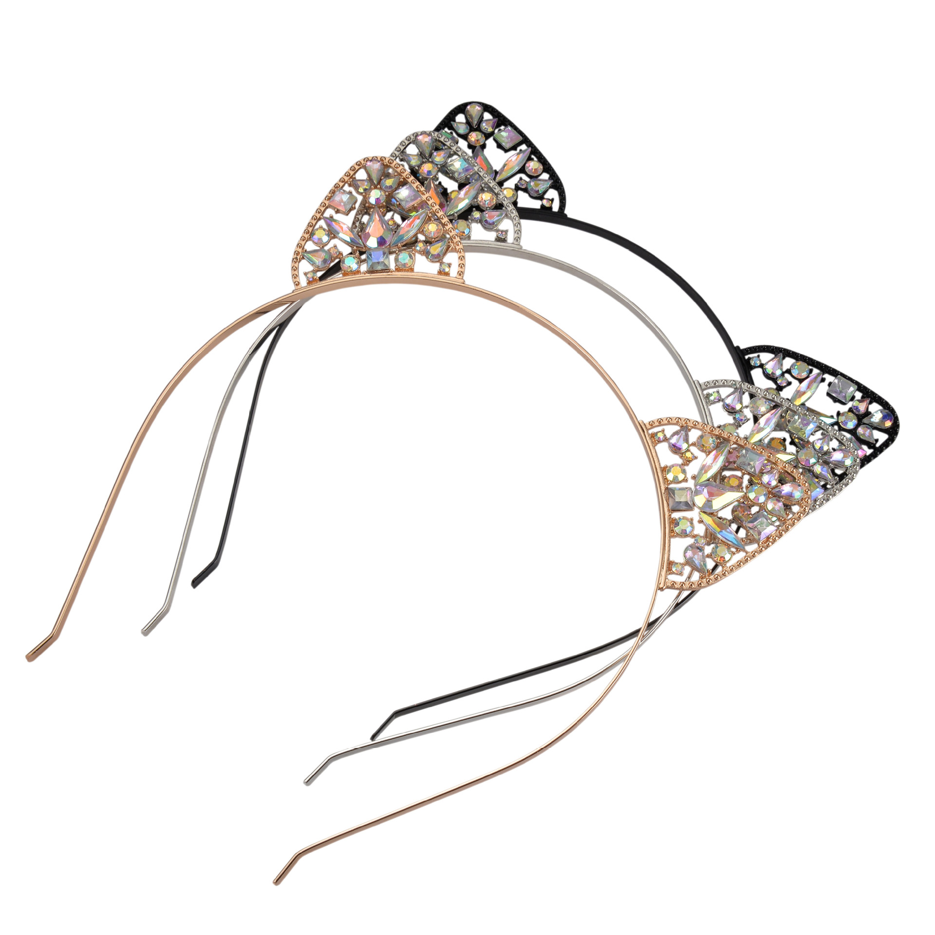 Rabbit Ears Alloy Hair Hoop Headband — photo 3