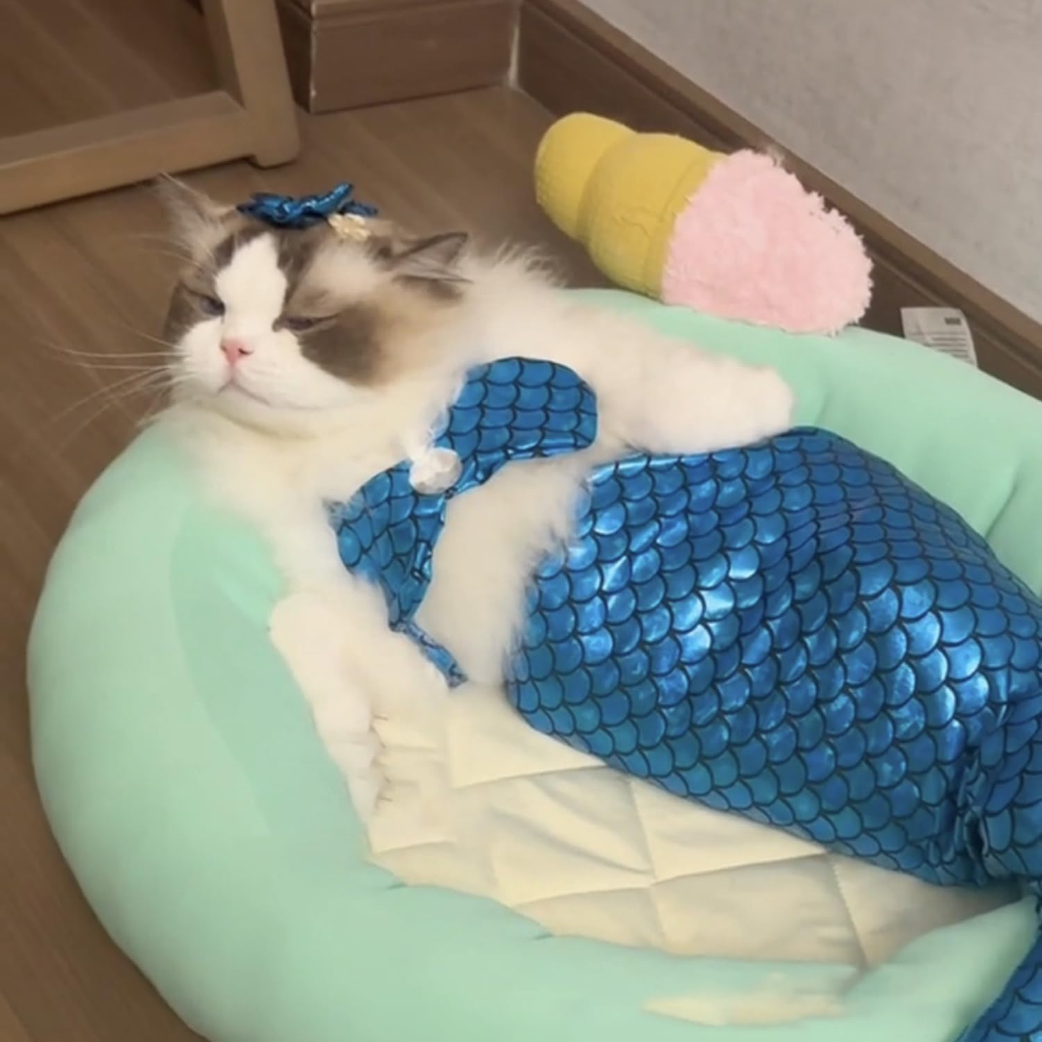Pet Mermaid Costume - Cat & Dog Fishtail Dress — photo 3