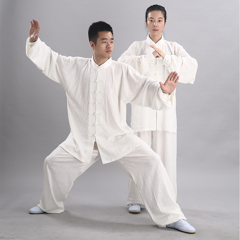 Cotton & Linen Martial Arts Top and Pants Set