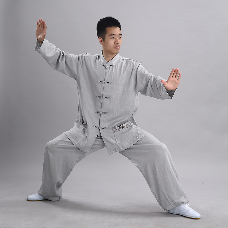 Cotton & Linen Martial Arts Top and Pants Set — photo 2