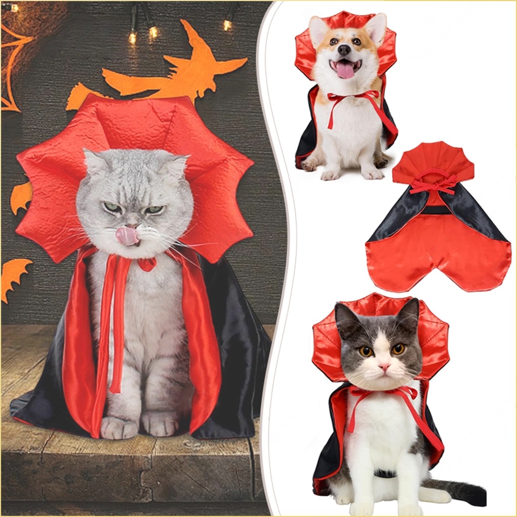 Vampire Cloak Pet Costume for Cats & Small Dogs — photo 2