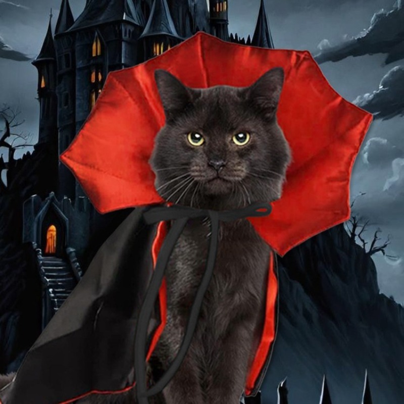 Vampire Cloak Pet Costume for Cats & Small Dogs — photo 5