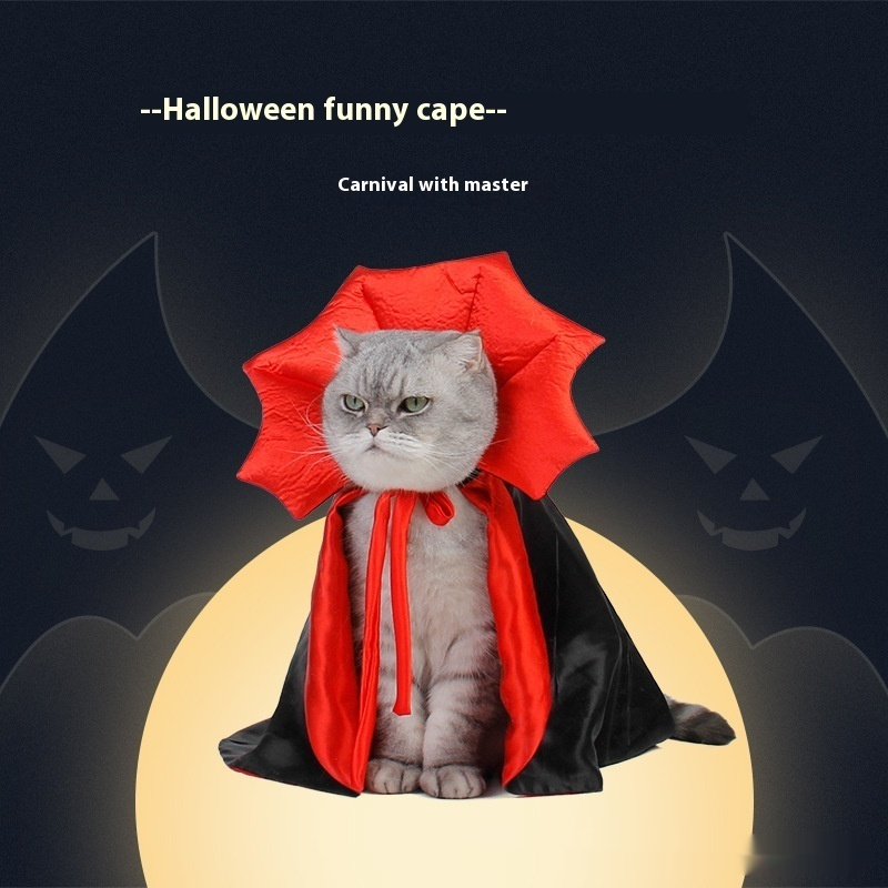 Vampire Cloak Pet Costume for Cats & Small Dogs — photo 6