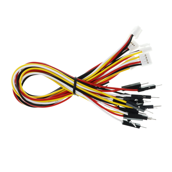 4 Pin Crowtail to Male Splittable Jumper Wire (5 pcs)