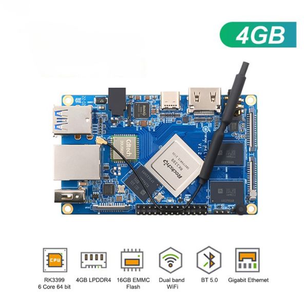 ORANGE PI 4 LTS for OPTIMIZED VERSION OF THE ORIGINAL ORANGE PI 4