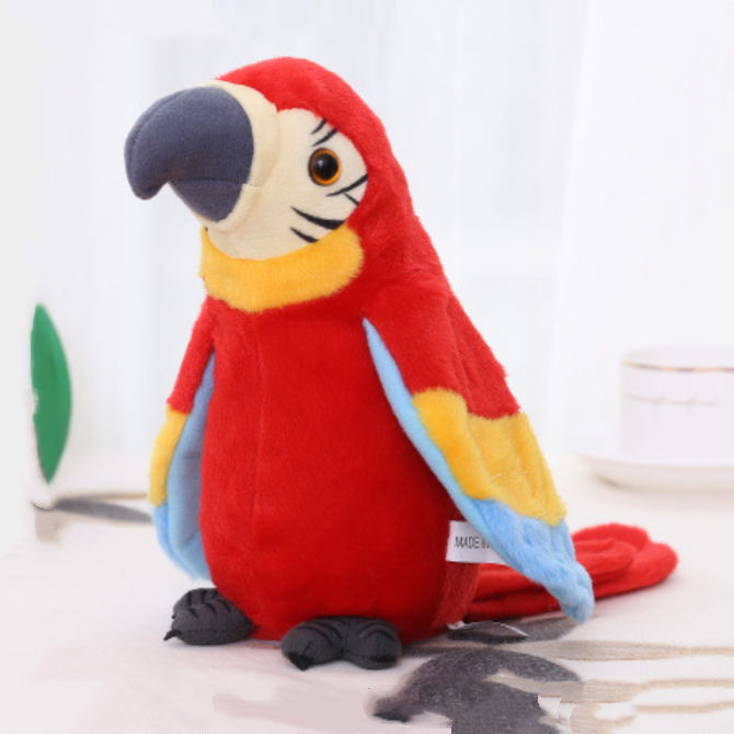 Talking Repeat Parrot Plush Toy — photo 2