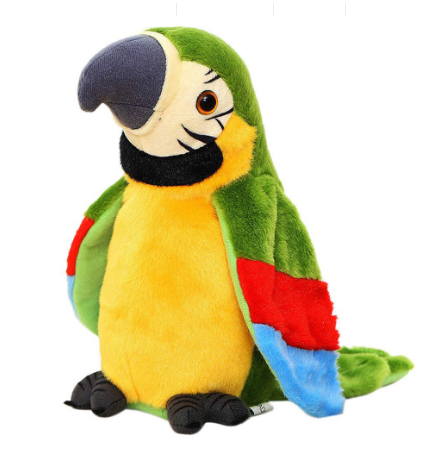 Talking Repeat Parrot Plush Toy — photo 3
