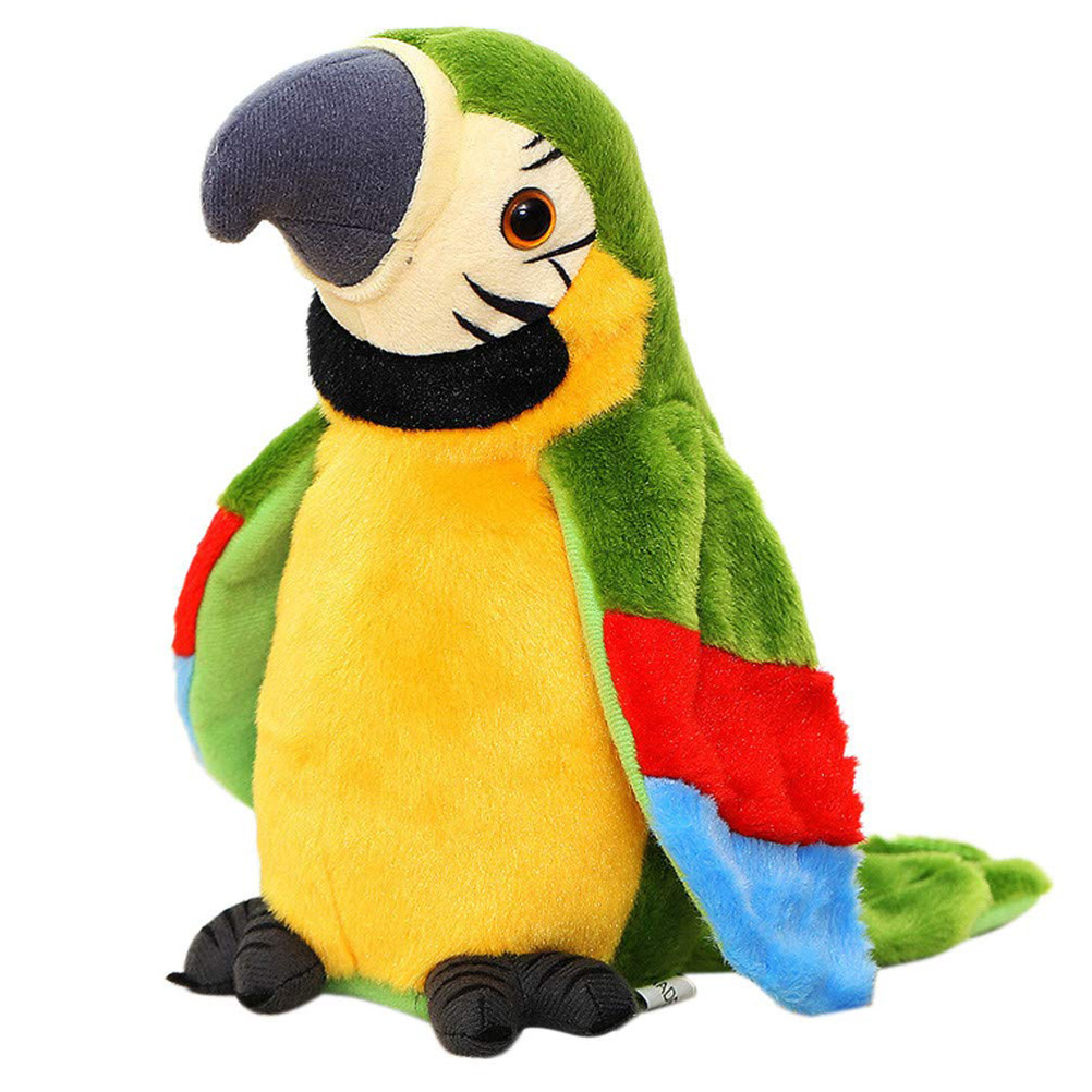 Talking Repeat Parrot Plush Toy — photo 6