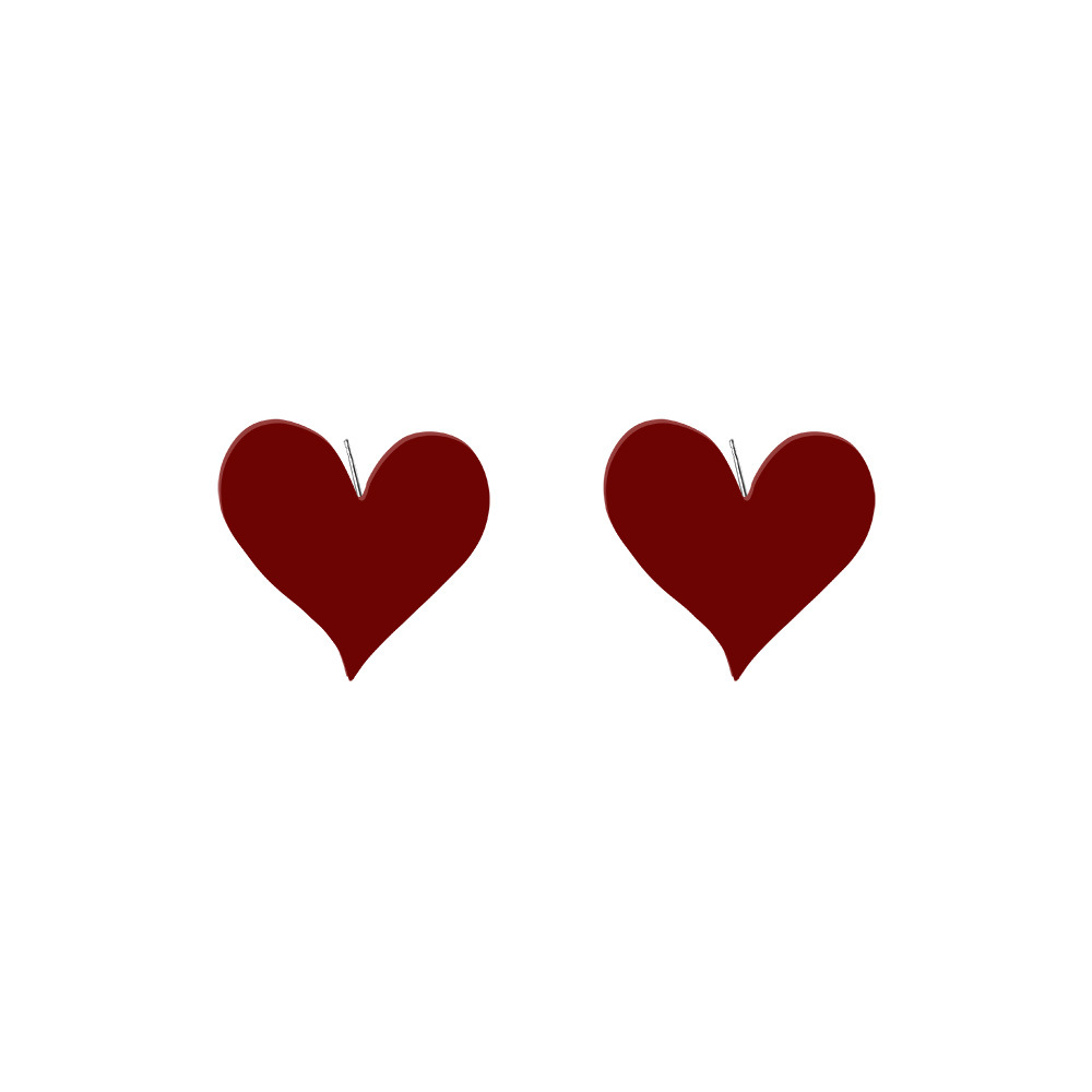 Heart Acrylic Earrings — photo 6
