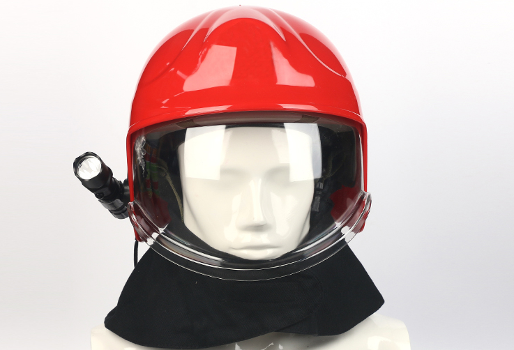 Full-Face Fire Rescue Helmet with Neck Shawl — photo 3