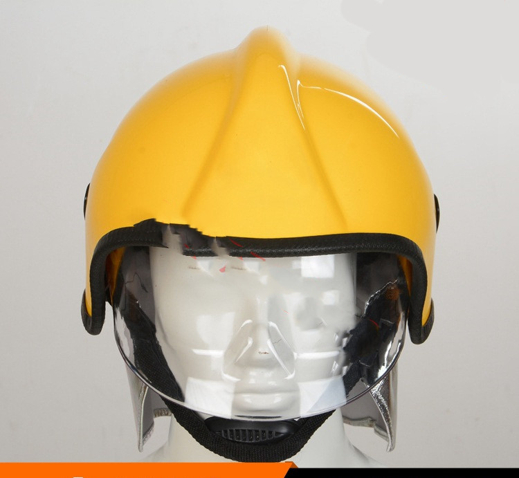 European-Style Flame-Retardant Fire Safety Helmet — photo 2