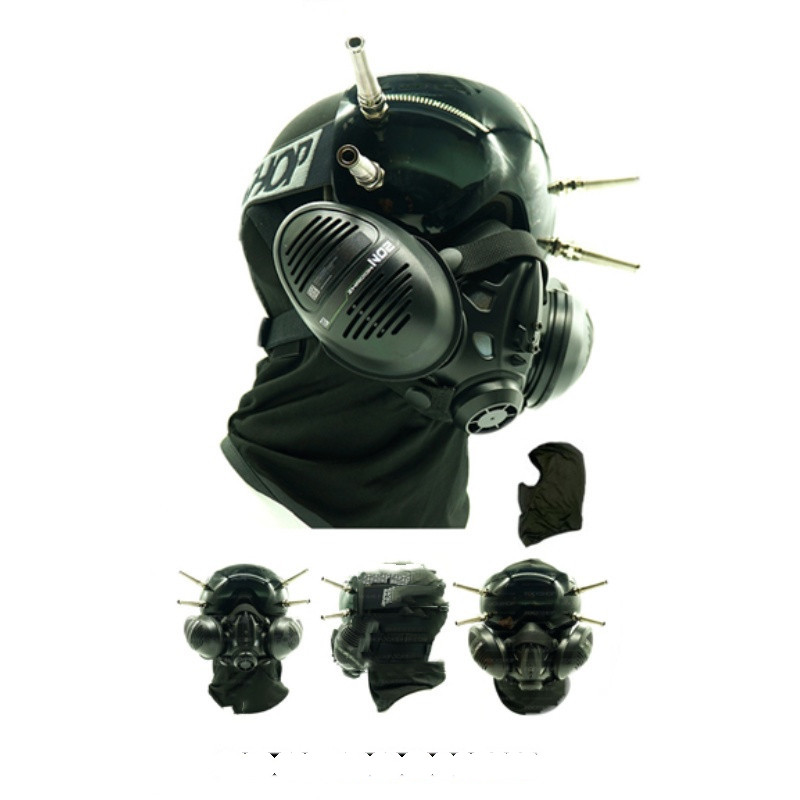 Black Full-Head Cover Mask for Photography