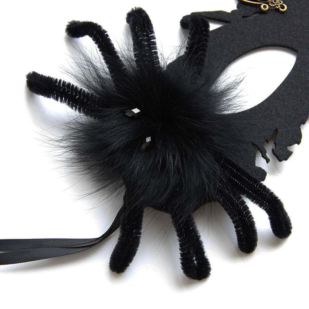 Black Spider Masquerade Mask — photo 6