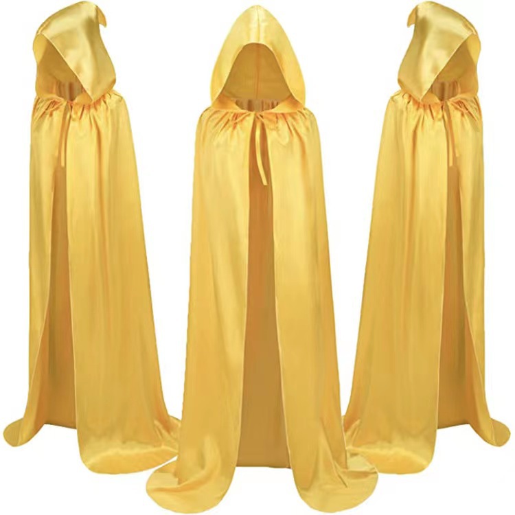 Hooded Satin Cape - Wizard & Vampire Cloak — photo 5