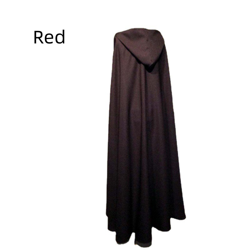 Long Hooded Wool Cloak