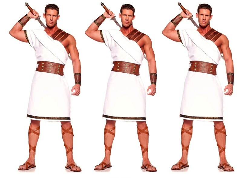 Ancient Greek King Gladiator Costume — photo 4