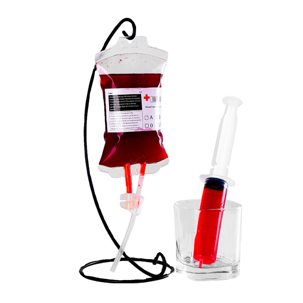 Blood Bag Drink Pouches - Halloween Cocktail Cups — photo 4