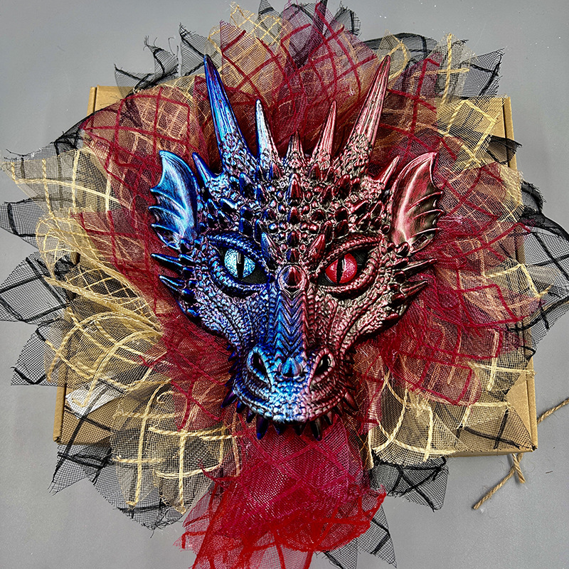 Halloween Dragon Wreath Decoration — photo 2