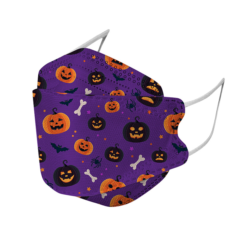 Fish-Mouth Fold Ear-Loop Face Masks (Print Styles) — photo 4