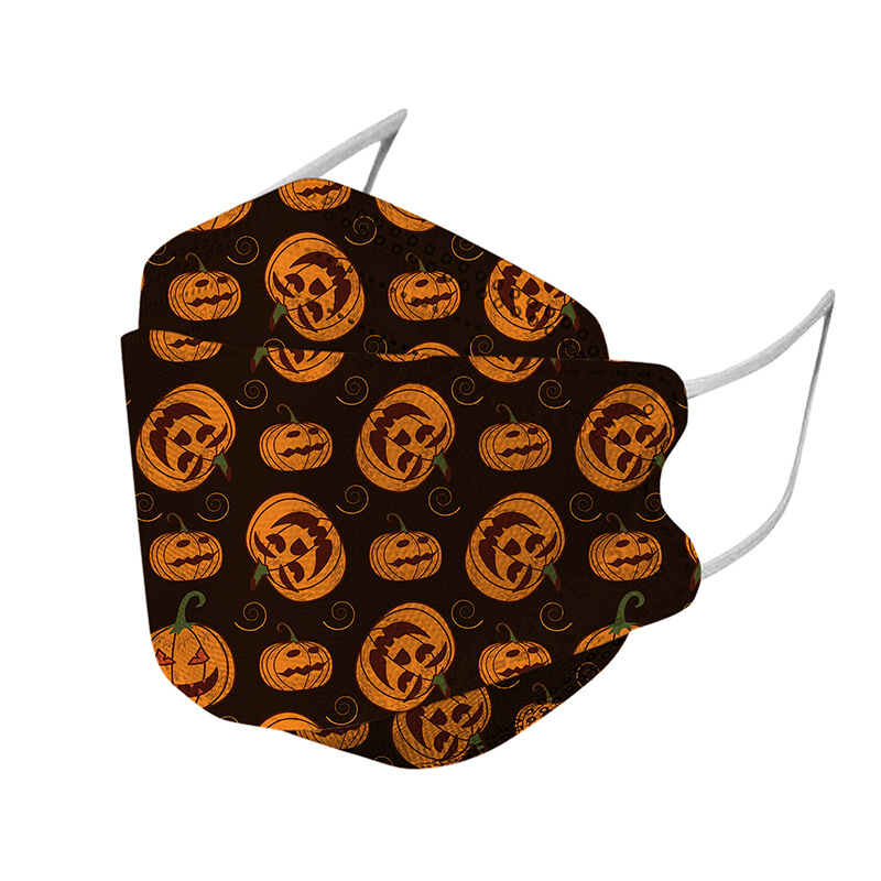 Fish-Mouth Fold Ear-Loop Face Masks (Print Styles) — photo 5