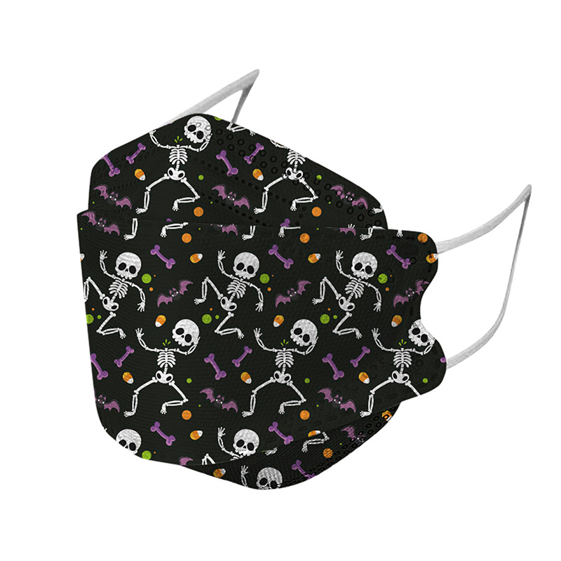 Fish-Mouth Fold Ear-Loop Face Masks (Print Styles) — photo 6