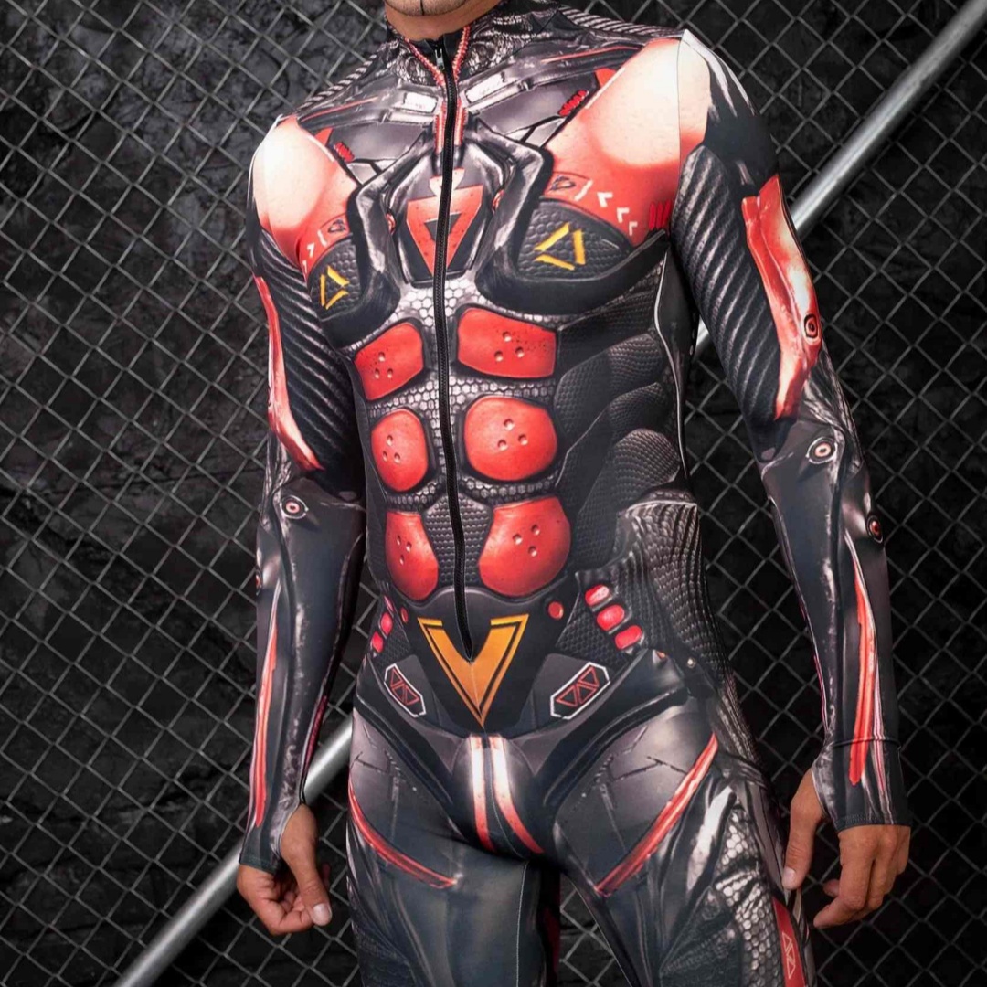3D Digital Print Cosplay Jumpsuit (Adult) — photo 2