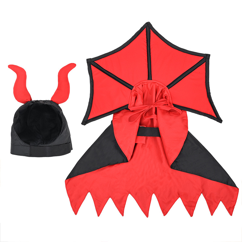 Pet Vampire Cloak & Hat Costume