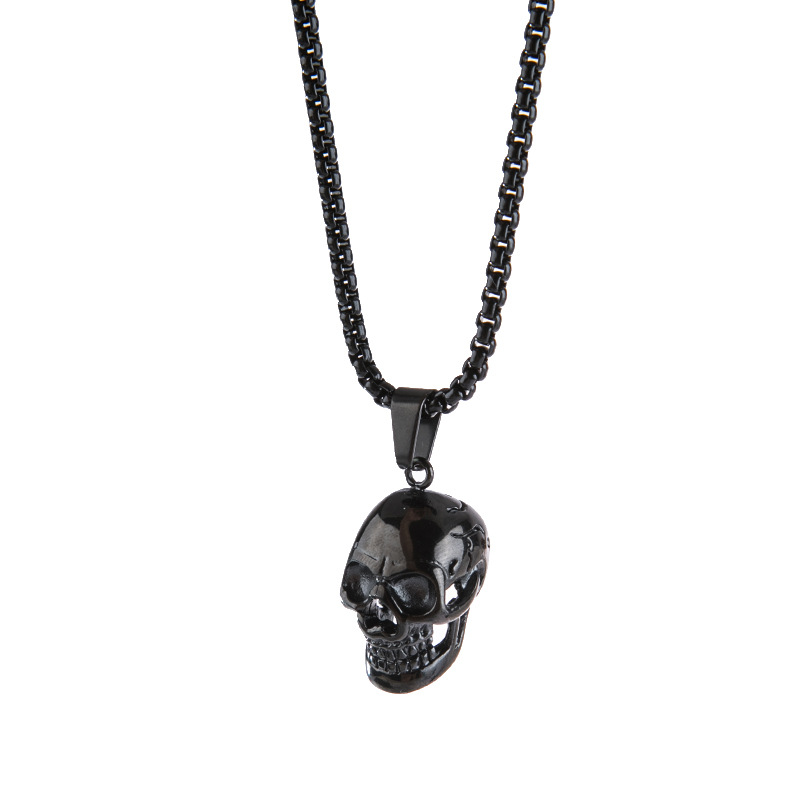 Punk Skull Pendant Necklace