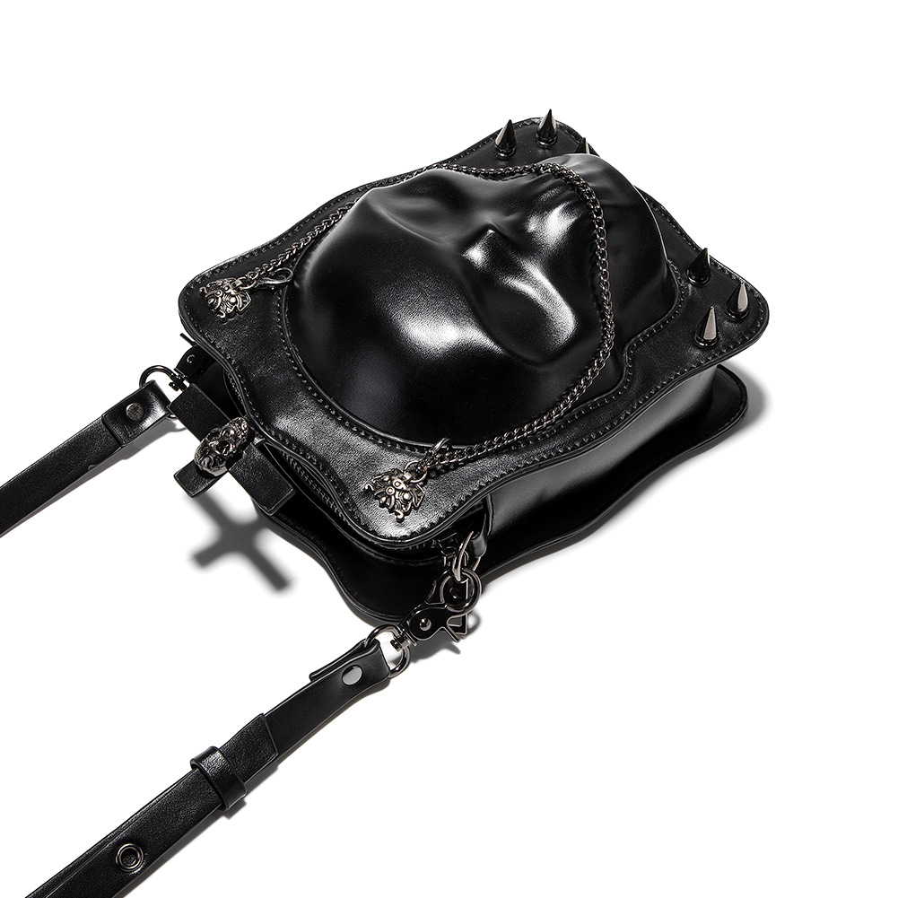 Skull Crossbody Bag - Gothic Mini Messenger — photo 5