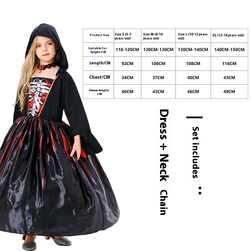 Halloween Witch & Vampire Costume Dress