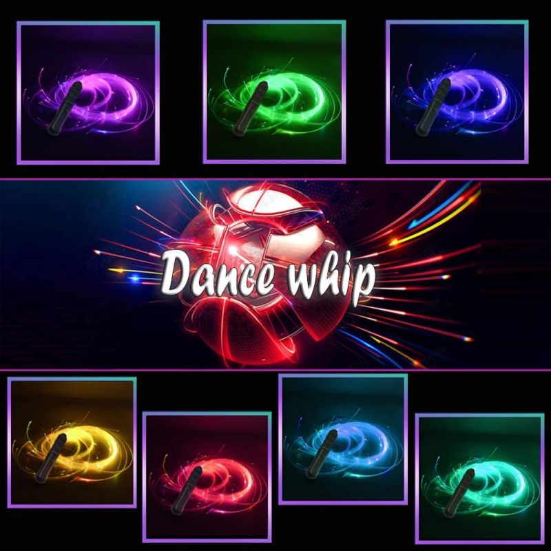 LED Fiber-Optic Dance Whip (USB Rechargeable) — photo 3