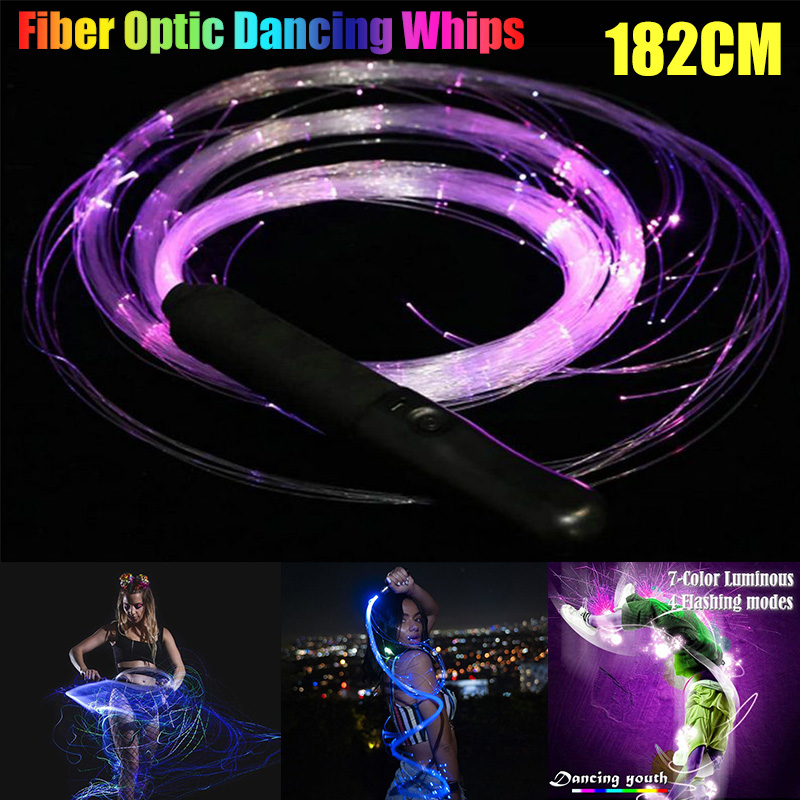 LED Fiber-Optic Dance Whip (USB Rechargeable) — photo 4