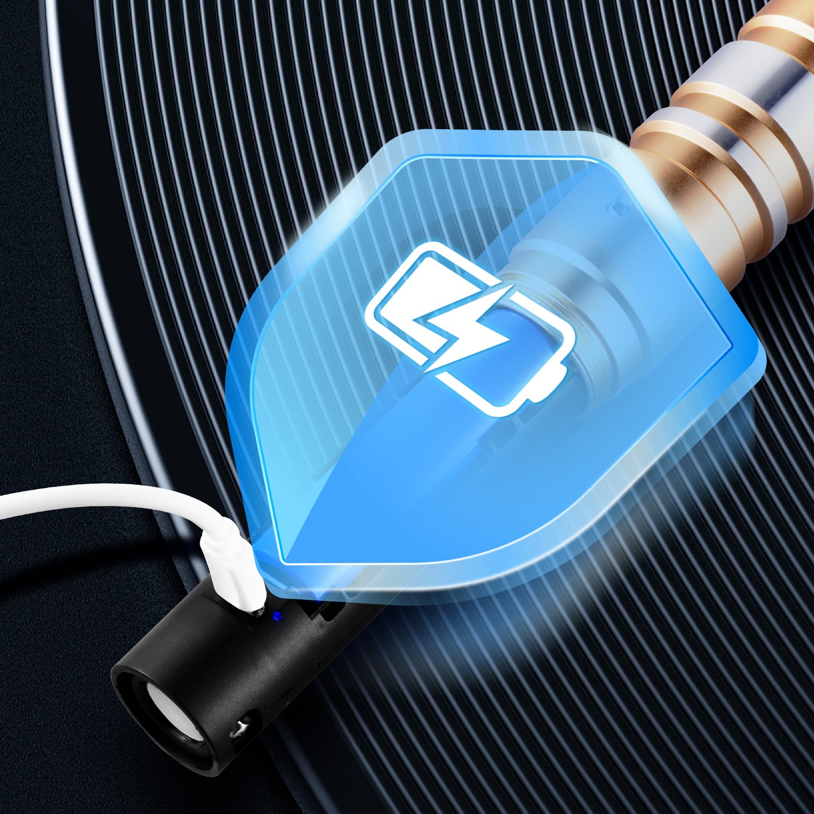 Rechargeable LED Light-Up Sword - 12 RGB Colors — photo 6