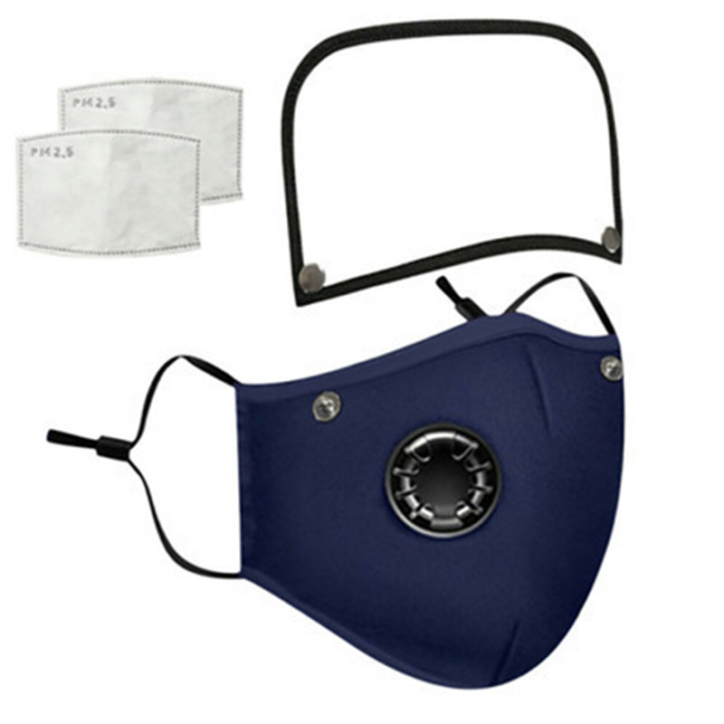 Cotton Face Mask with Breathing Valve — photo 4