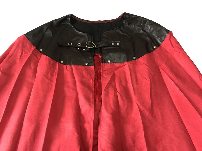 Round Collar Sleeveless Cape Dress — photo 3