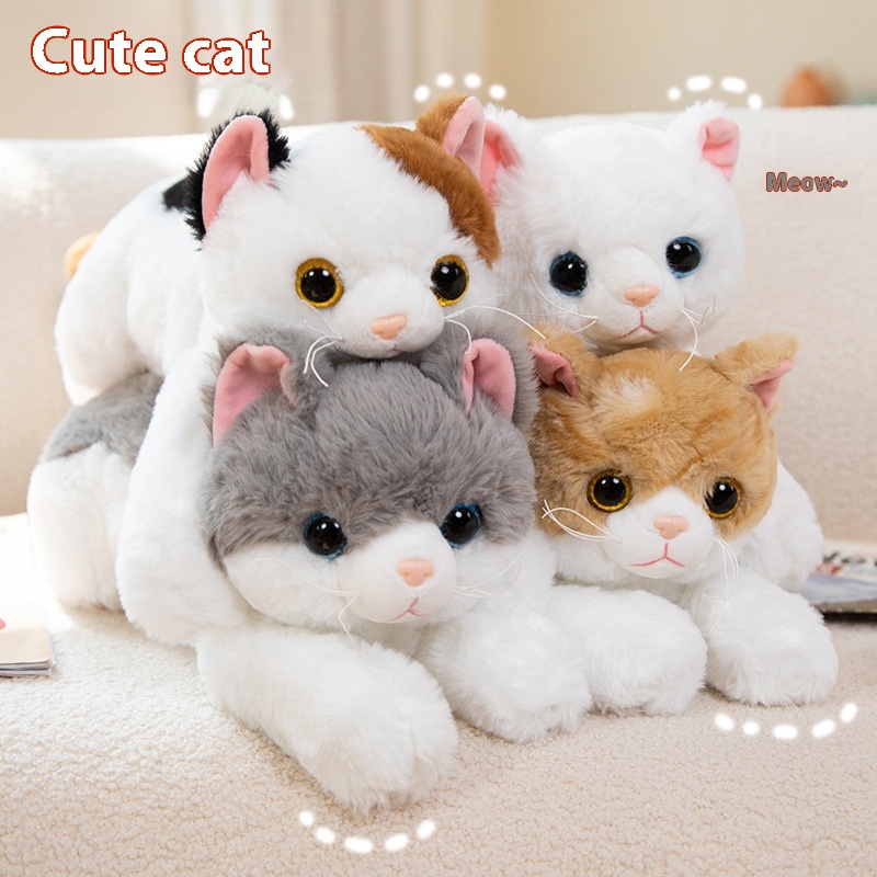Realistic Simulation Cat Plush Doll — photo 2