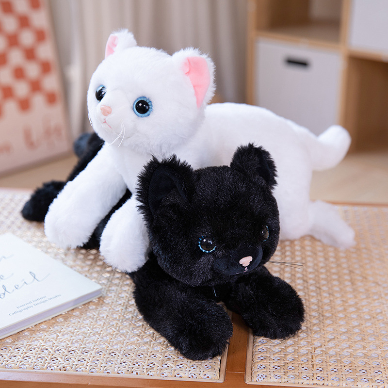 Realistic Simulation Cat Plush Doll — photo 4