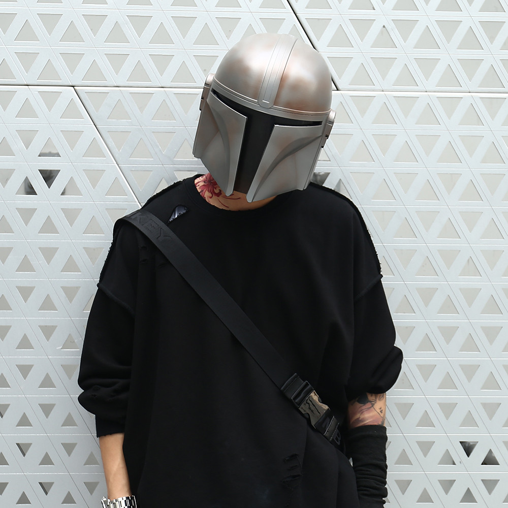 Mandalorian-Style Bounty Hunter Helmet — photo 4