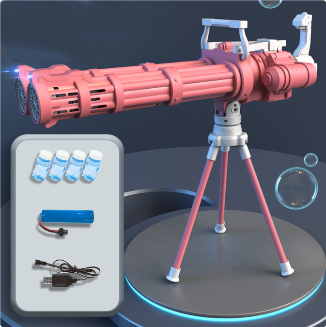 Double-Tube LED Bubble Gun Machine — photo 2
