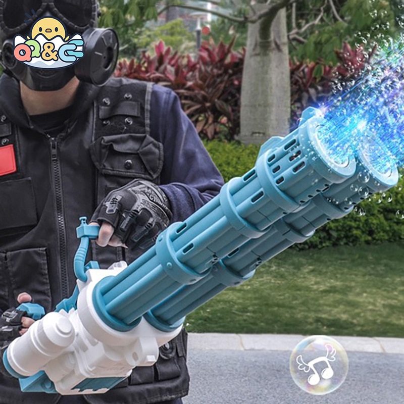 Double-Tube LED Bubble Gun Machine — photo 3