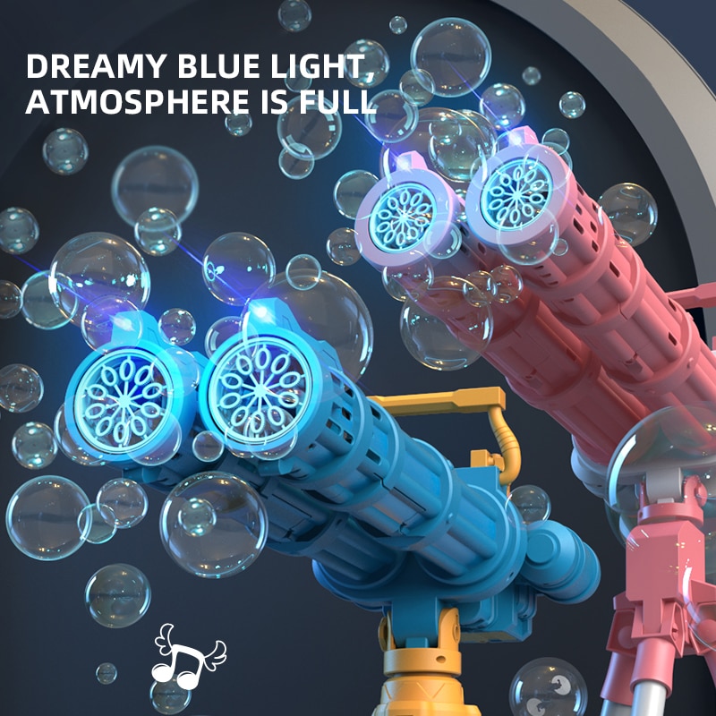 Double-Tube LED Bubble Gun Machine — photo 4