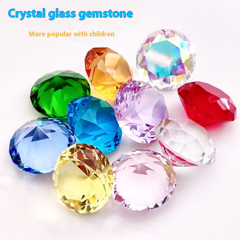 10-Piece Glass Crystal Gem Set in Display Box — photo 4