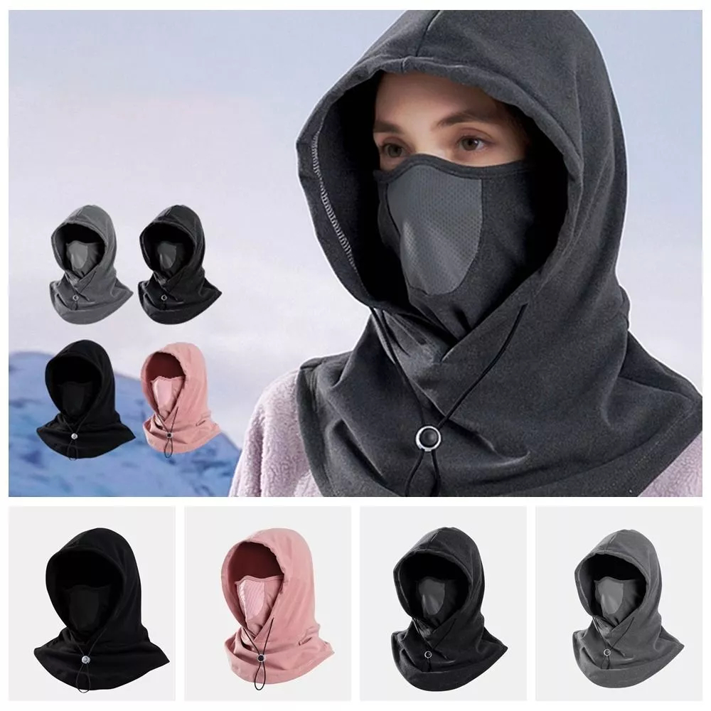 Winter Thermal Cycling Face Mask & Neck Warmer Hood — photo 4