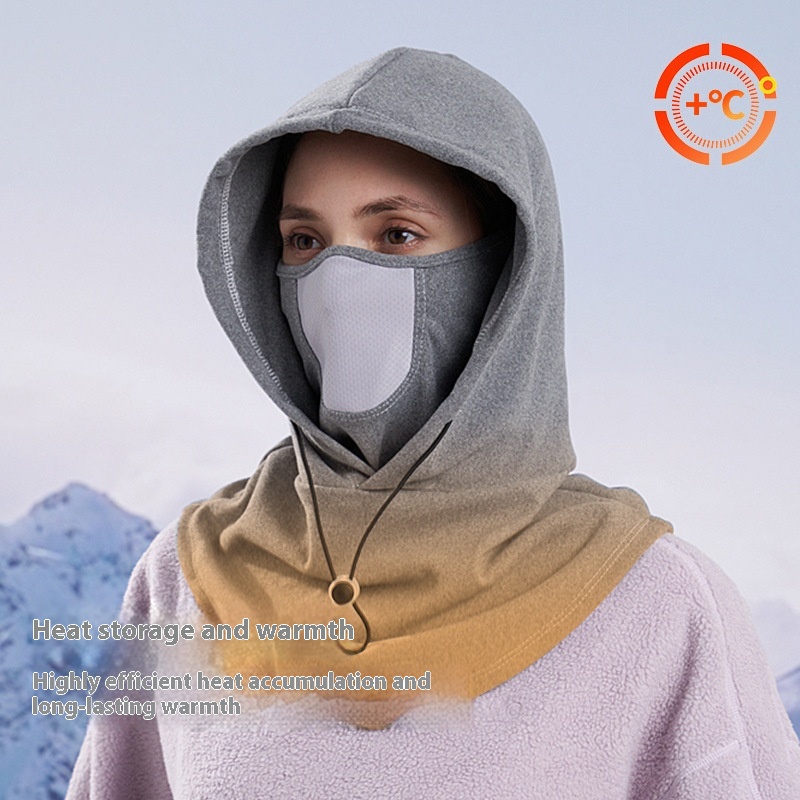 Winter Thermal Cycling Face Mask & Neck Warmer Hood — photo 6