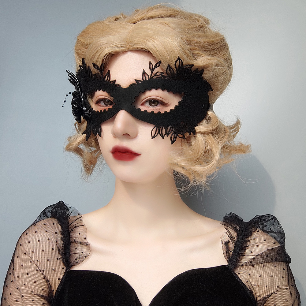 Rose Half-Face Masquerade Mask — photo 3